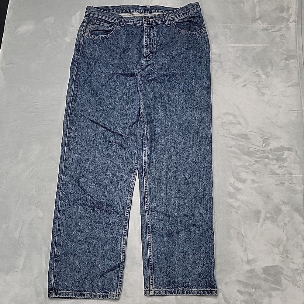 Arizona Jean Company Jeans Mens 38x32 Blue Relaxed Fit Baggy Denim Stonewash 90s